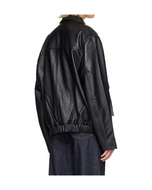 Citizens of Humanity Black Zip-Front Bomber Jacket