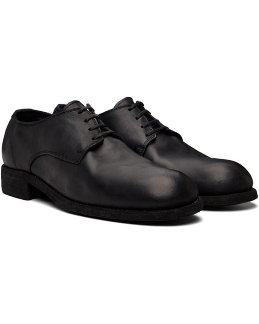 Guidi Black 992X Lace-Up Business Shoes for men