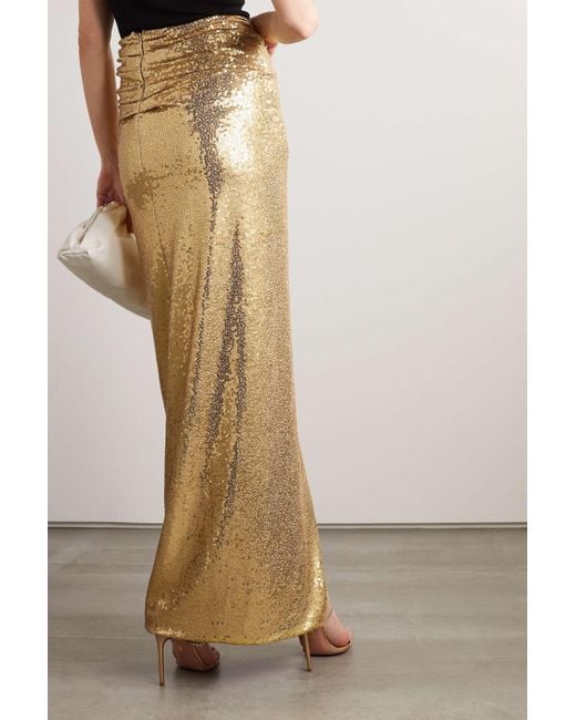Michael Kors Metallic Collection Logo Skirt