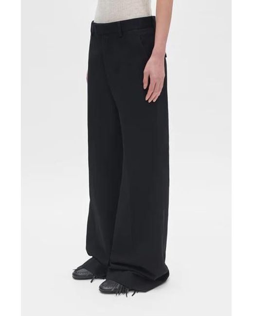 Ann Demeulemeester Black Belt Loop Casual Pants for men