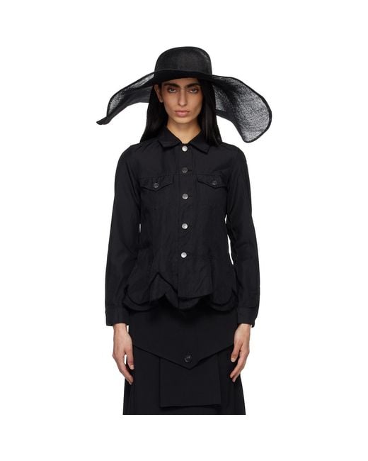 Junya Watanabe White Sinamay Cloth Natural Straw Beach Hat