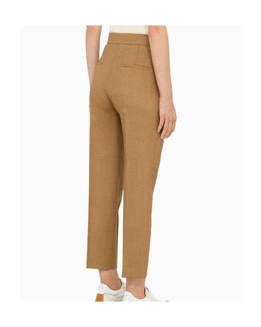 Max Mara Natural Tapered Trousers