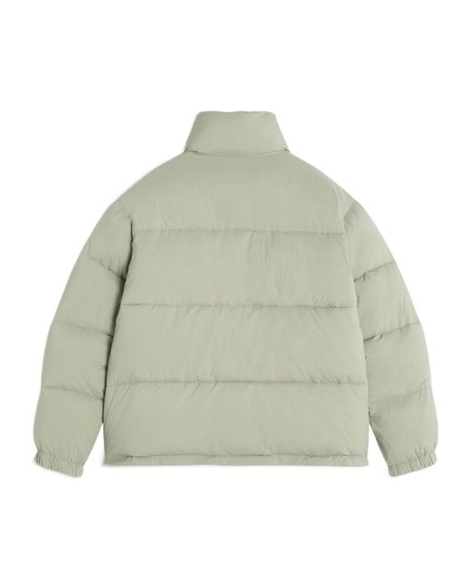 Maison Kitsuné Green Quilted Puffer Jacket for men