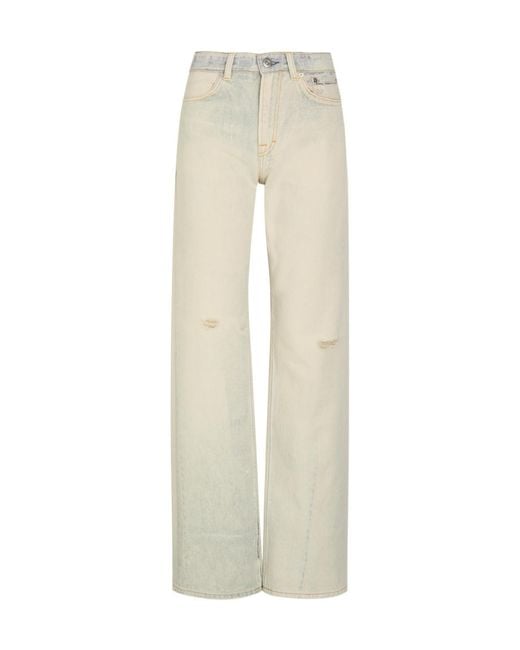 Our Legacy White Boot-Leg Jeans