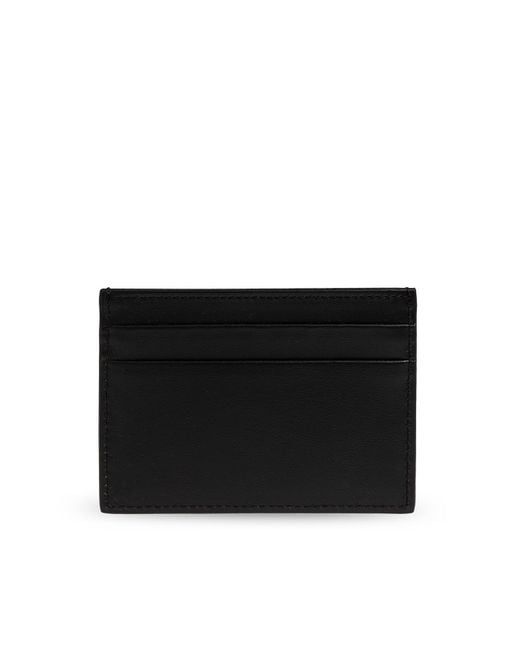 Palm Angels Black Logo Card Holder for men