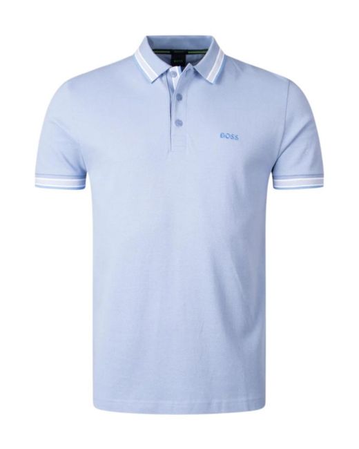 Boss Blue Paddy Polo Shirt for men