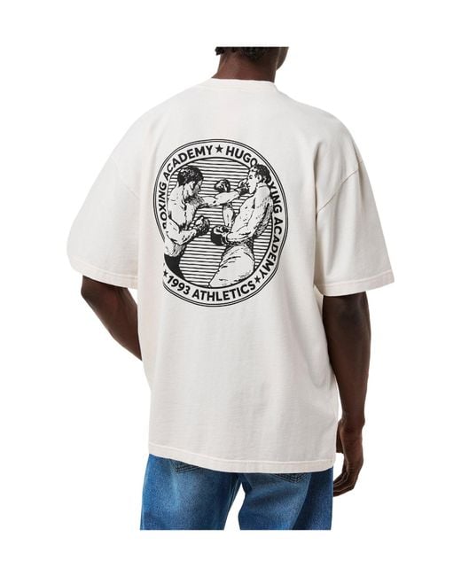 Boss Offwhite Crewneck Shortsleeve Tee for men