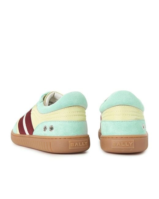 Bally Green Laced Sneakers