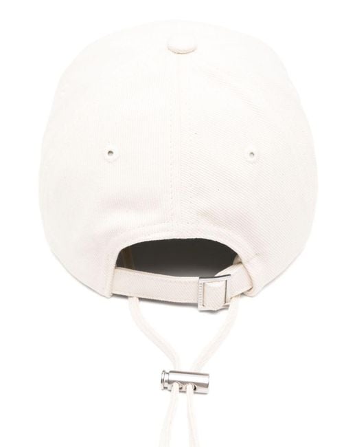Jacquemus White La Casquette Artichaut Baseball Cap