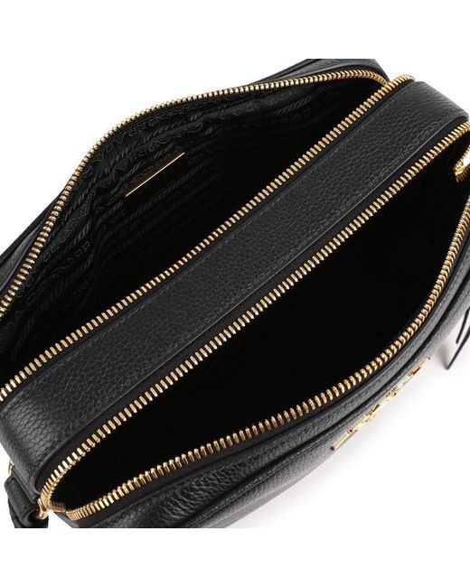 Prada Black Zipper Shoulder Bag