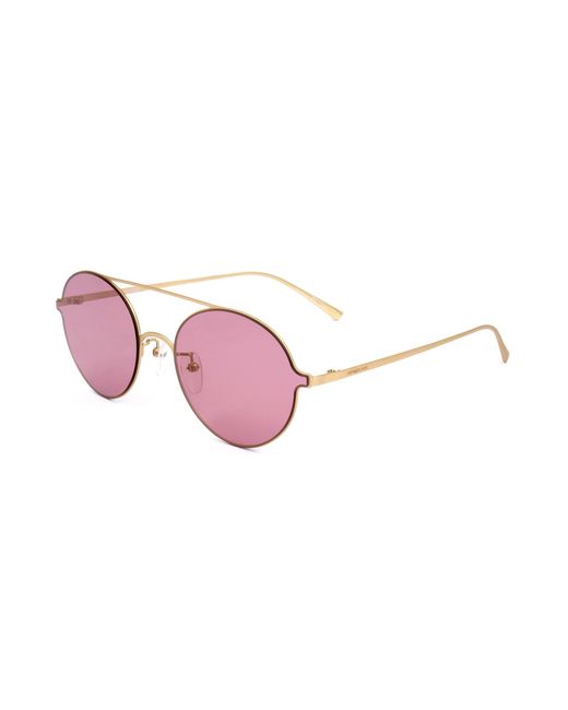 Zadig & Voltaire Pink Round Frame Sunglasses