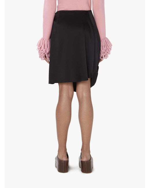 J.W. Anderson Black Jw Anderson Draped Skirt