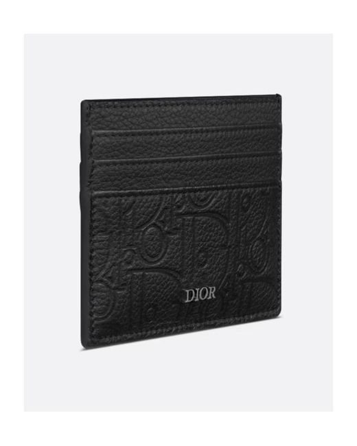 Dior Black Card Holder for men