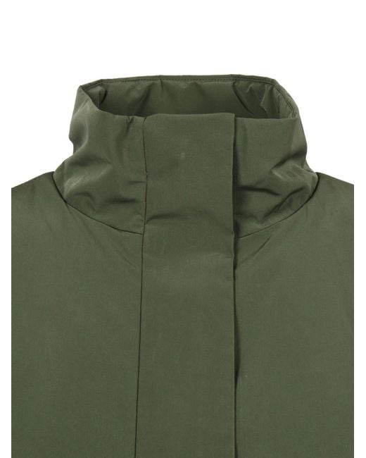 K-Way Green Ella Long Hybrid Jacket