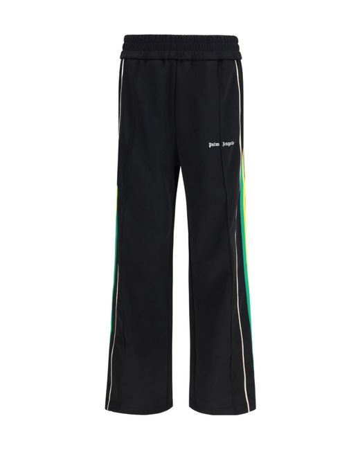Palm Angels Black Classic Logo Track Pants for men