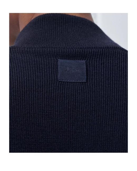 Dior Blue Zipped Jacket for men