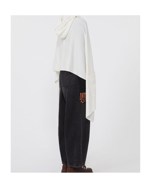 Weekend by Maxmara White Hooded Shawl
