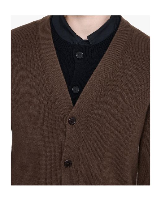 J.W. Anderson Brown Jw Anderson V-Neck Layered Cardigan for men