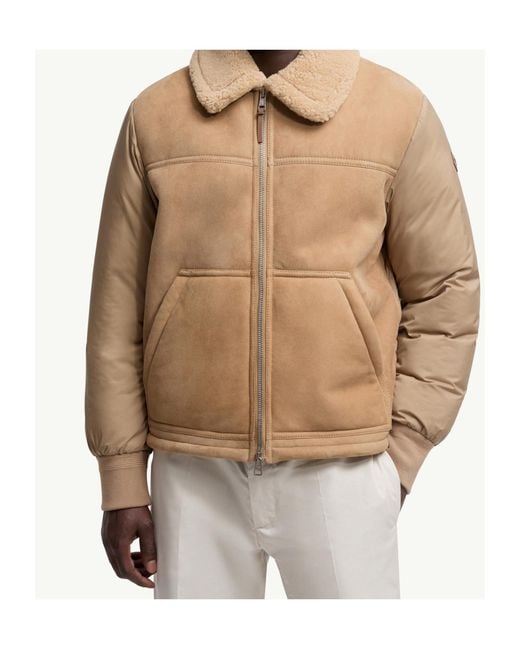 Moncler Brown Tonnay Zip-Up Puffer Jacket for men