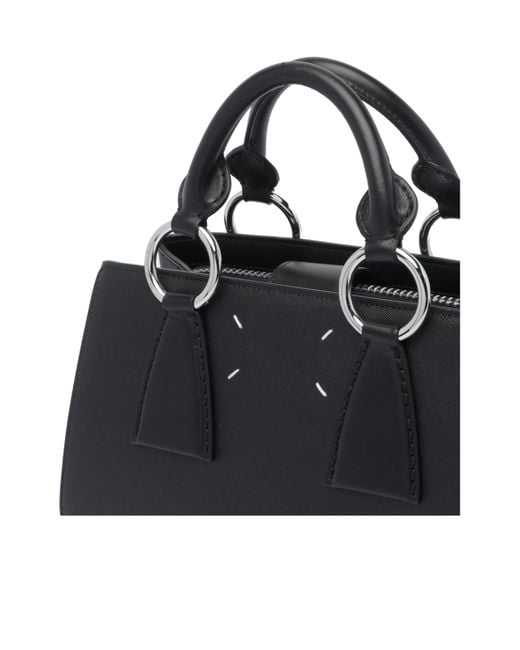 Maison Margiela Black Double Handle Tote Bag