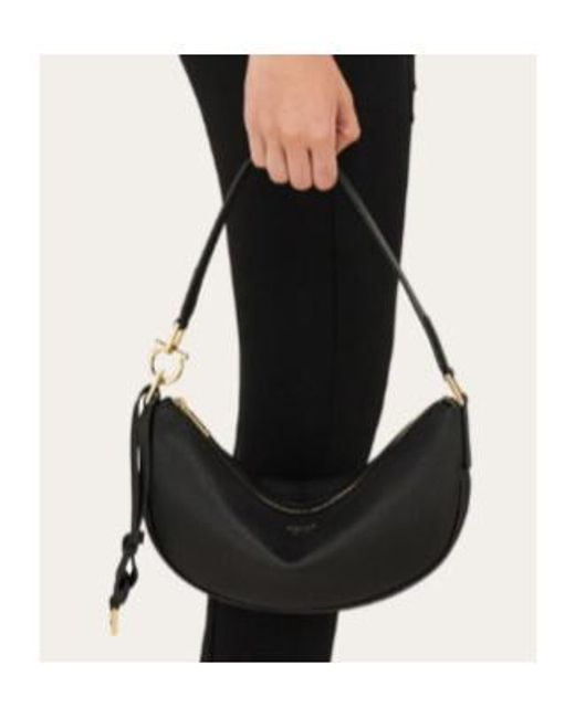 Ferragamo Black Ferragamo Small Hobo Bag