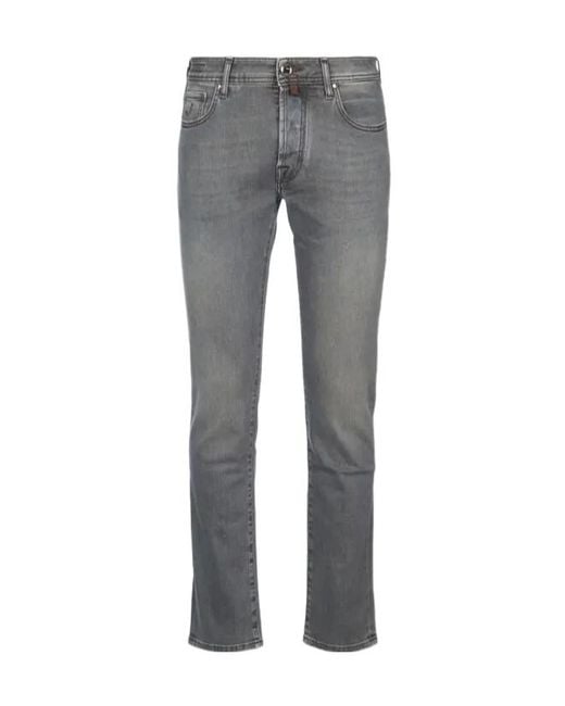 Jacob Cohen Gray Slim-Fit Jeans for men