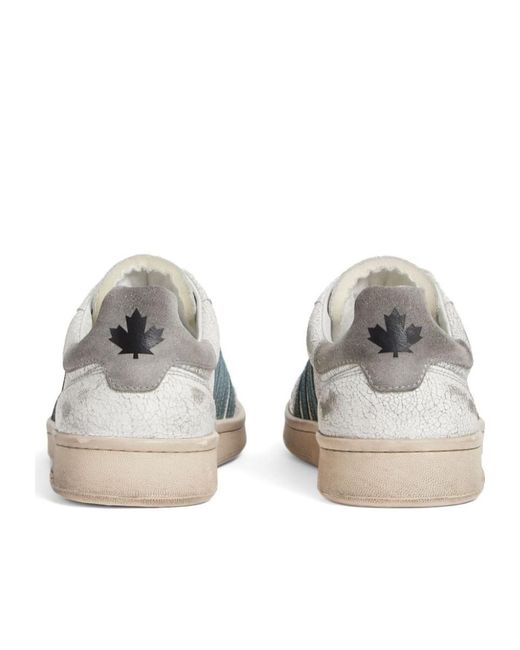 DSquared² Multicolor Boxer Vintage Low-Top Sneakers for men