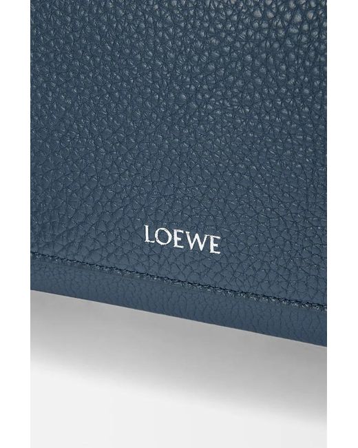 Loewe Blue Small Pebble Messenger Bag for men