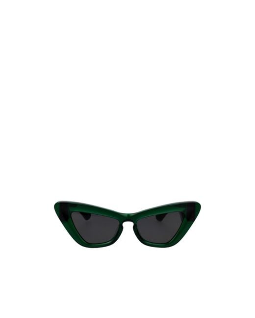 Burberry Green Eyewear Cat-Eye Sunglasses