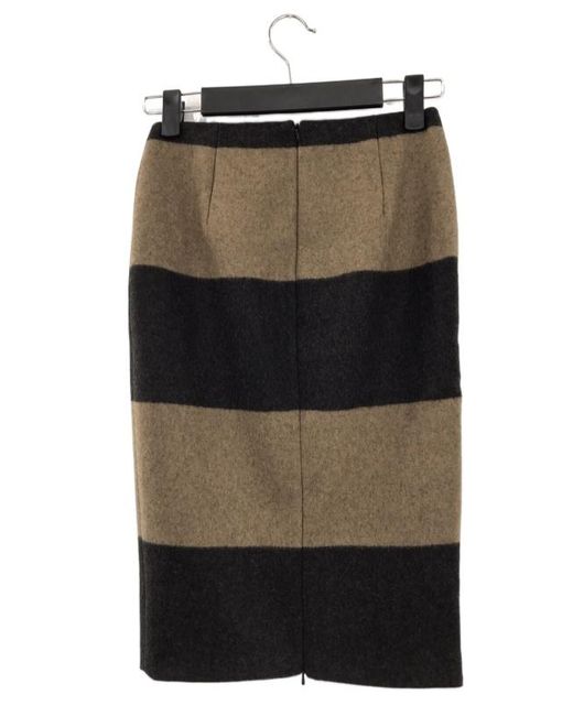 Max Mara Black Studio All-Over Dotted Pleated Skirt