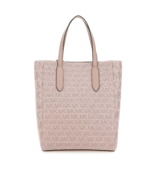 MICHAEL Michael Kors Pink Monogram Patterned Top Handle Bag
