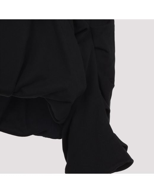 Dries Van Noten Black Hannet Puffed Hoodie