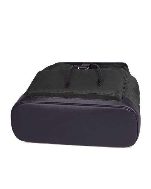 Montblanc Black Panorama Flap Backpack for men