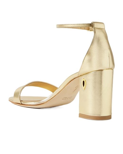 JENNIFER CHAMANDI Metallic Leather Sandals