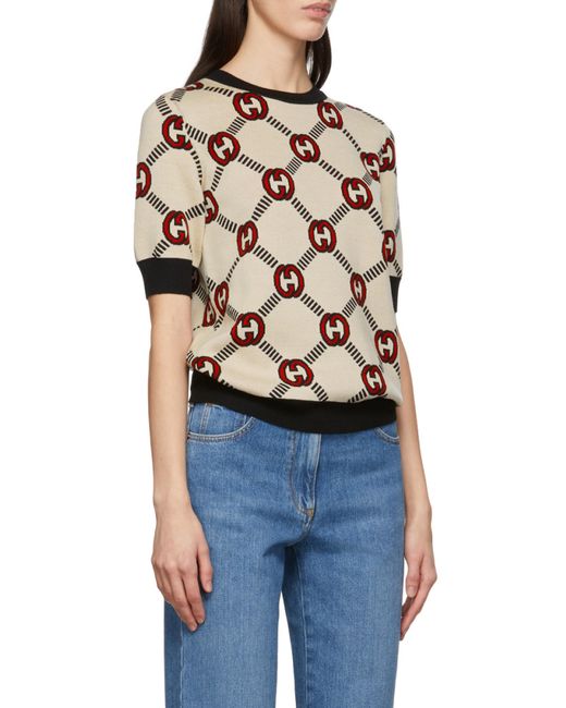 Gucci Pink Reversible Interlocking G Jumper