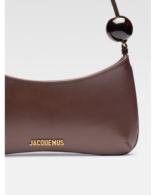 Jacquemus Brown The Bisou Perle Shoulder Bag