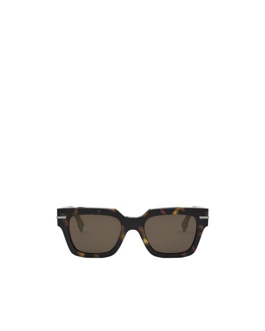 Fendi Multicolor Eyewear Square Frame Sunglasses for men