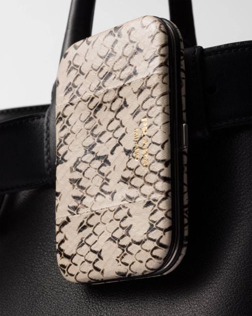 Prada White Ayers Card Holder