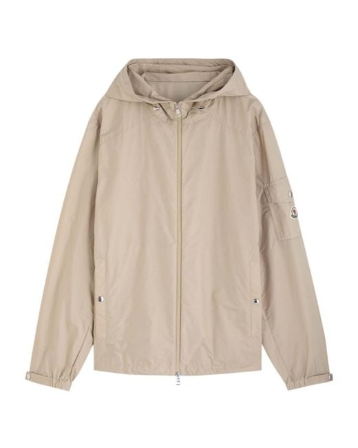 Moncler Natural Etiache Hooded Shell Jacket for men