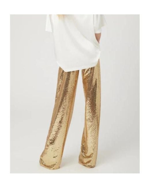 Ermanno Scervino Natural Trousers Shimmer