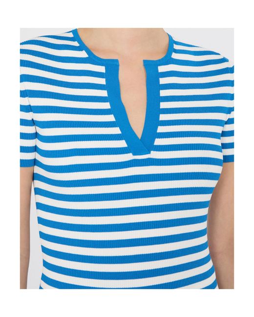 Max Mara Blue Striped Sweater
