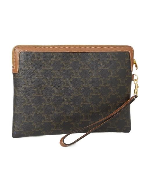 Céline Gray Small Pouch With Strap