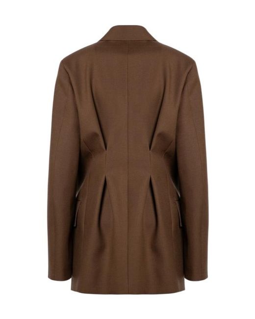 Jil Sander Brown Wool Blazer