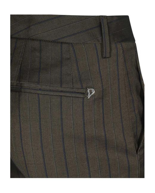 Dondup Gray Skinny Cropped Trousers