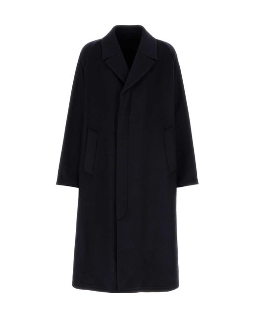 Prada Black Wool Blend Coat for men