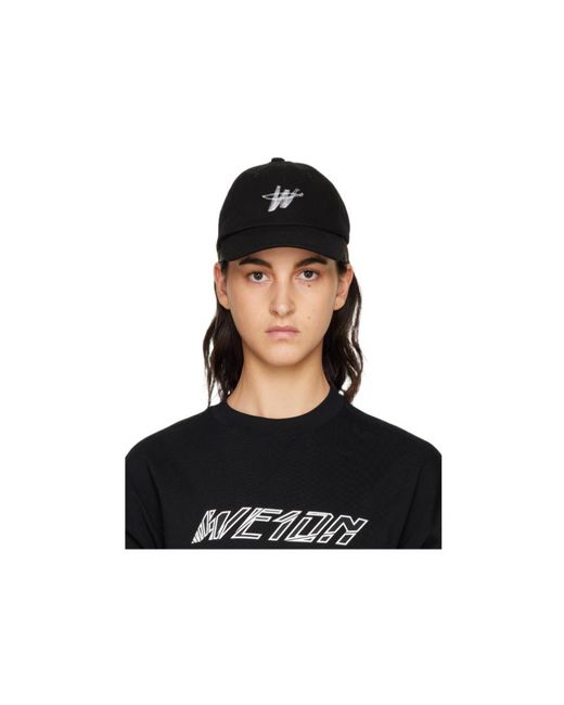 we11done White Logo-Print Cotton Baseball Cap for men