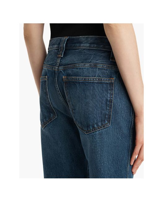 Khaite Blue Farley Straight-Leg Jeans