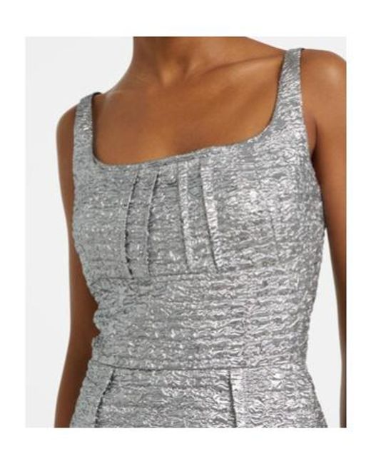 Emilia Wickstead Gray Sleeveless Long Dress