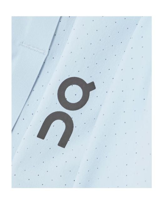 On Shoes Blue Stretch Recycled Shorts
