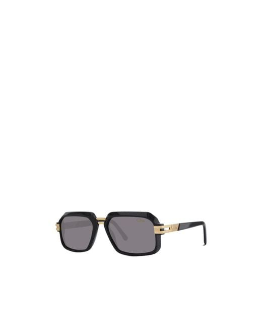 Cazal White Geometric Sunglasses for men